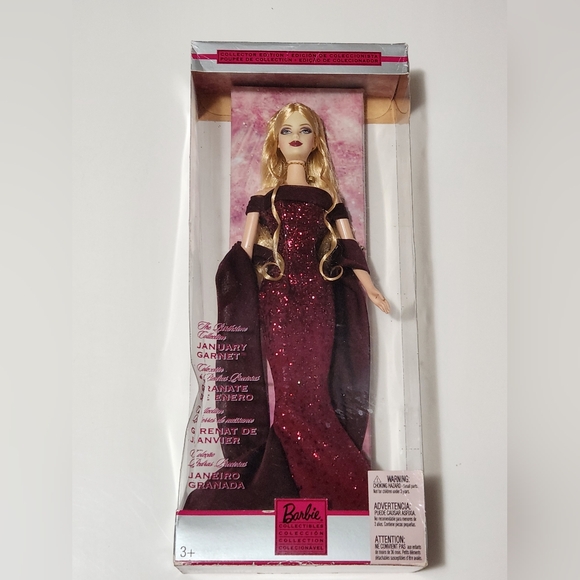 Barbie Other - 2002 January Garnet Barbie Doll The Birthstone Collection